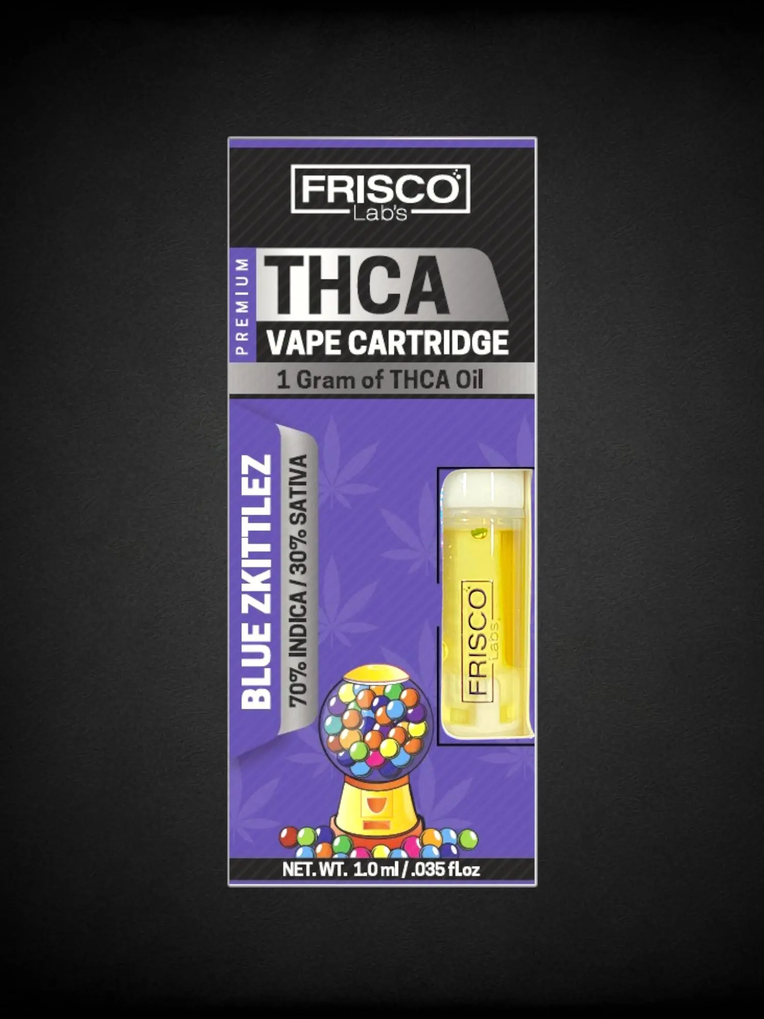 Blue Zkittlez THCA Vape Cartridge