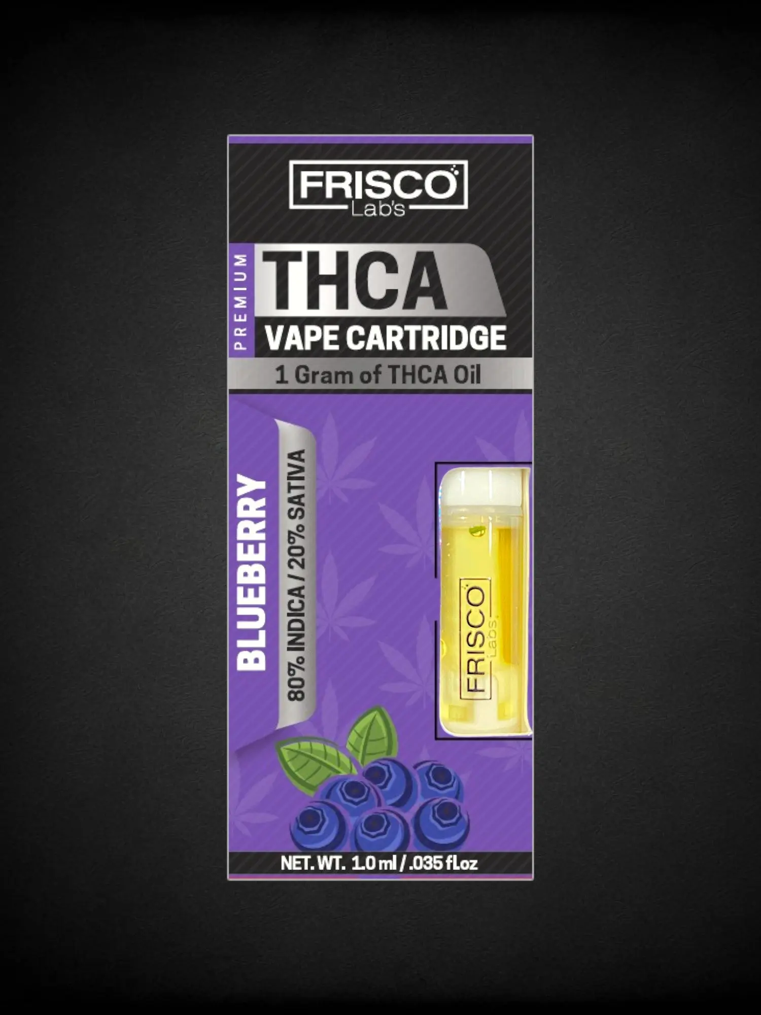 Blueberry THCA Vape Cartridge