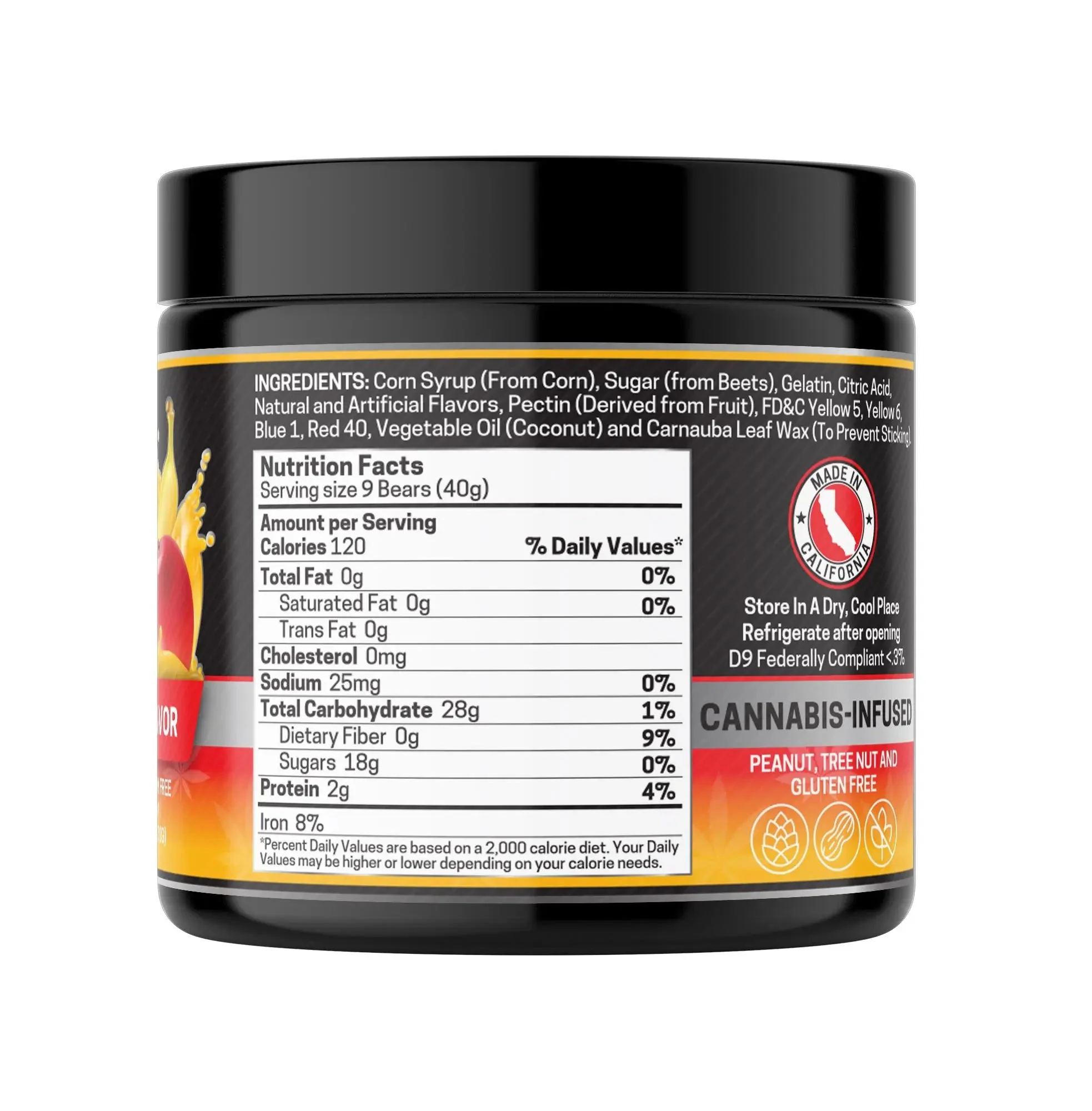 CBD + THC Gummies, Mix Flavor - 1000mg | 25 Pcs Gummies - Image 4