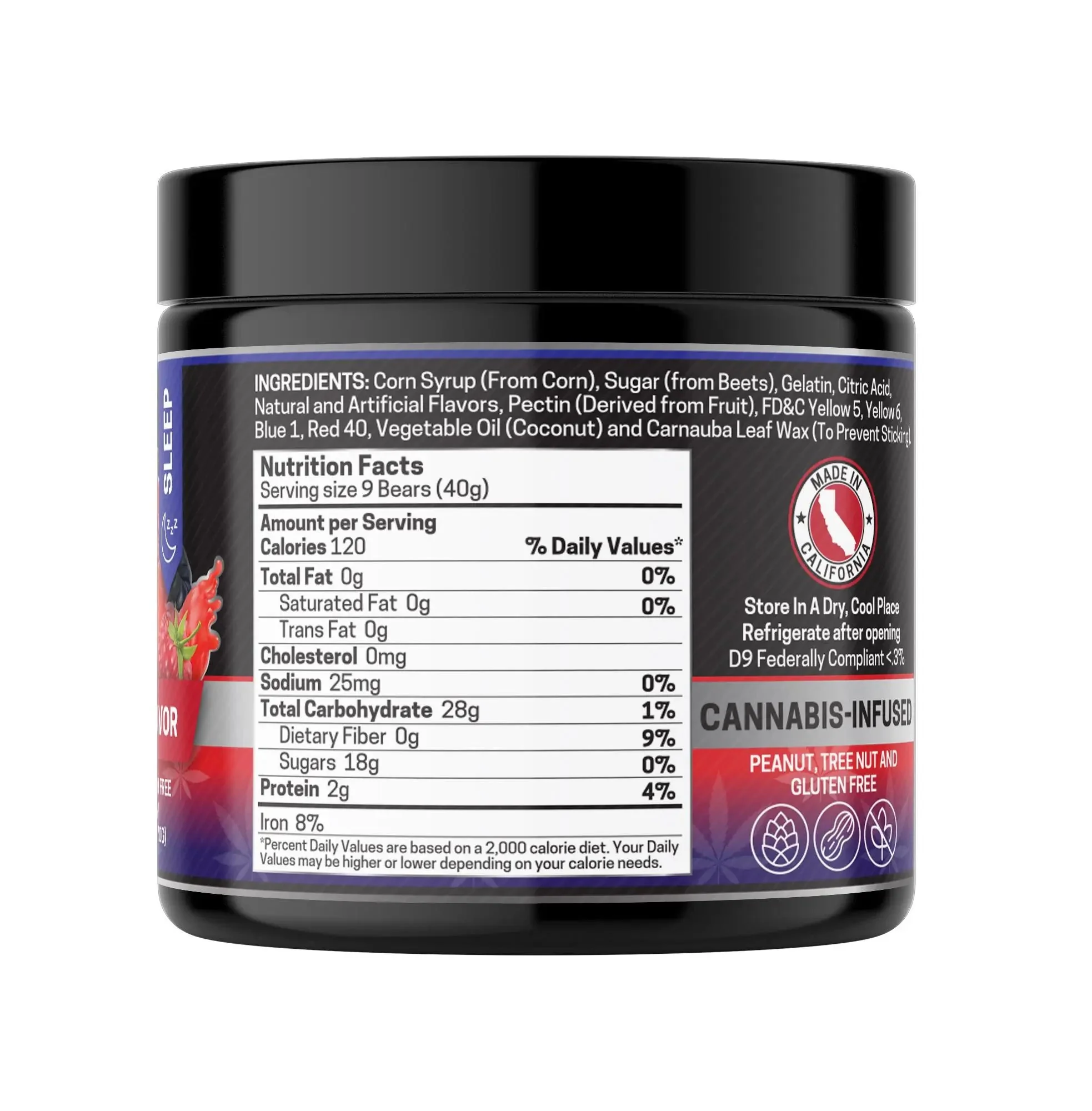 Delta 8 Gummies, Mix Flavor Sleep - 1000mg | 25 Pcs Gummies - Image 4