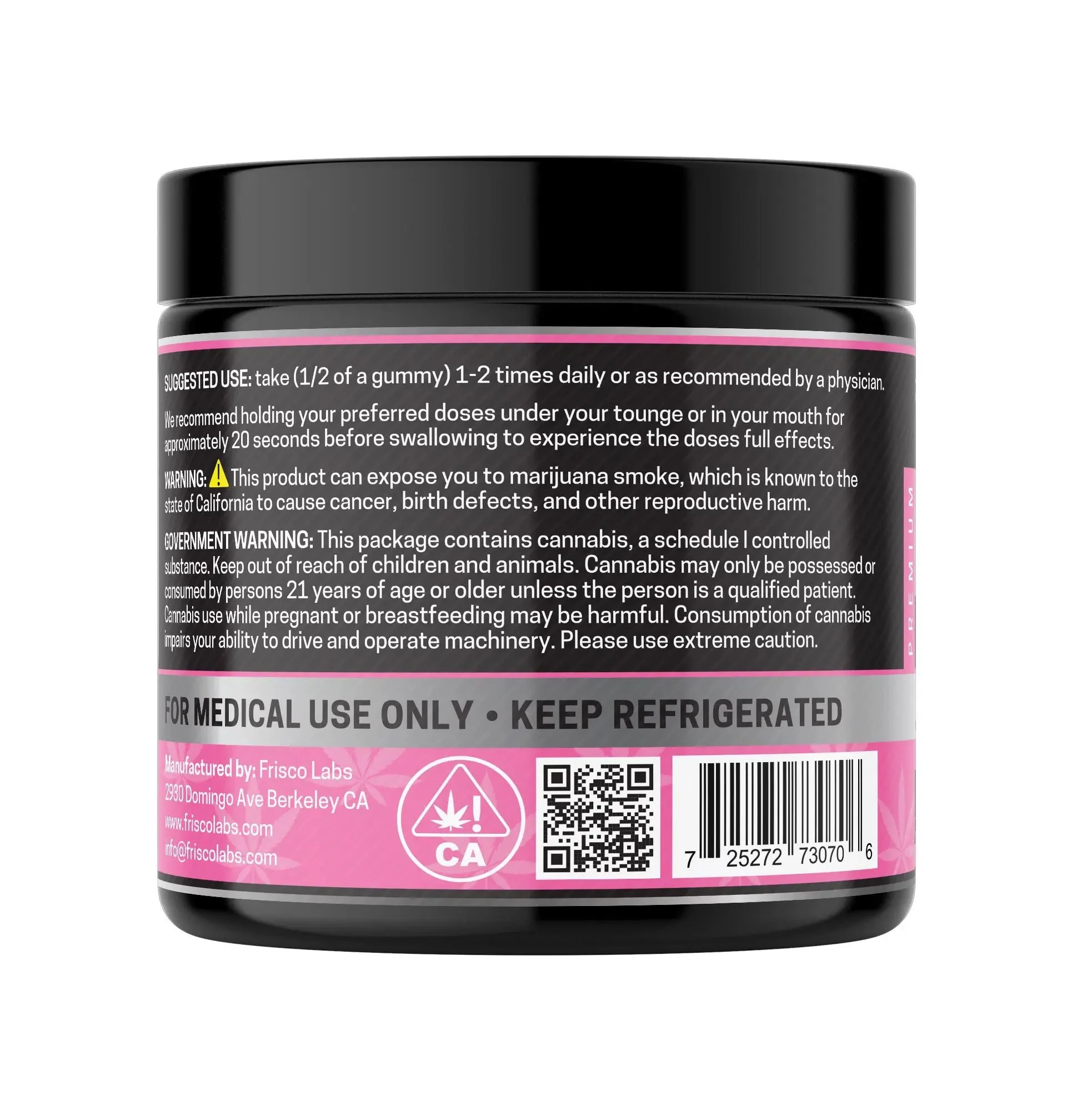 Delta 8 Gummies, Pink Grapefruit - 1000mg | 25 Pcs Gummies - Image 3