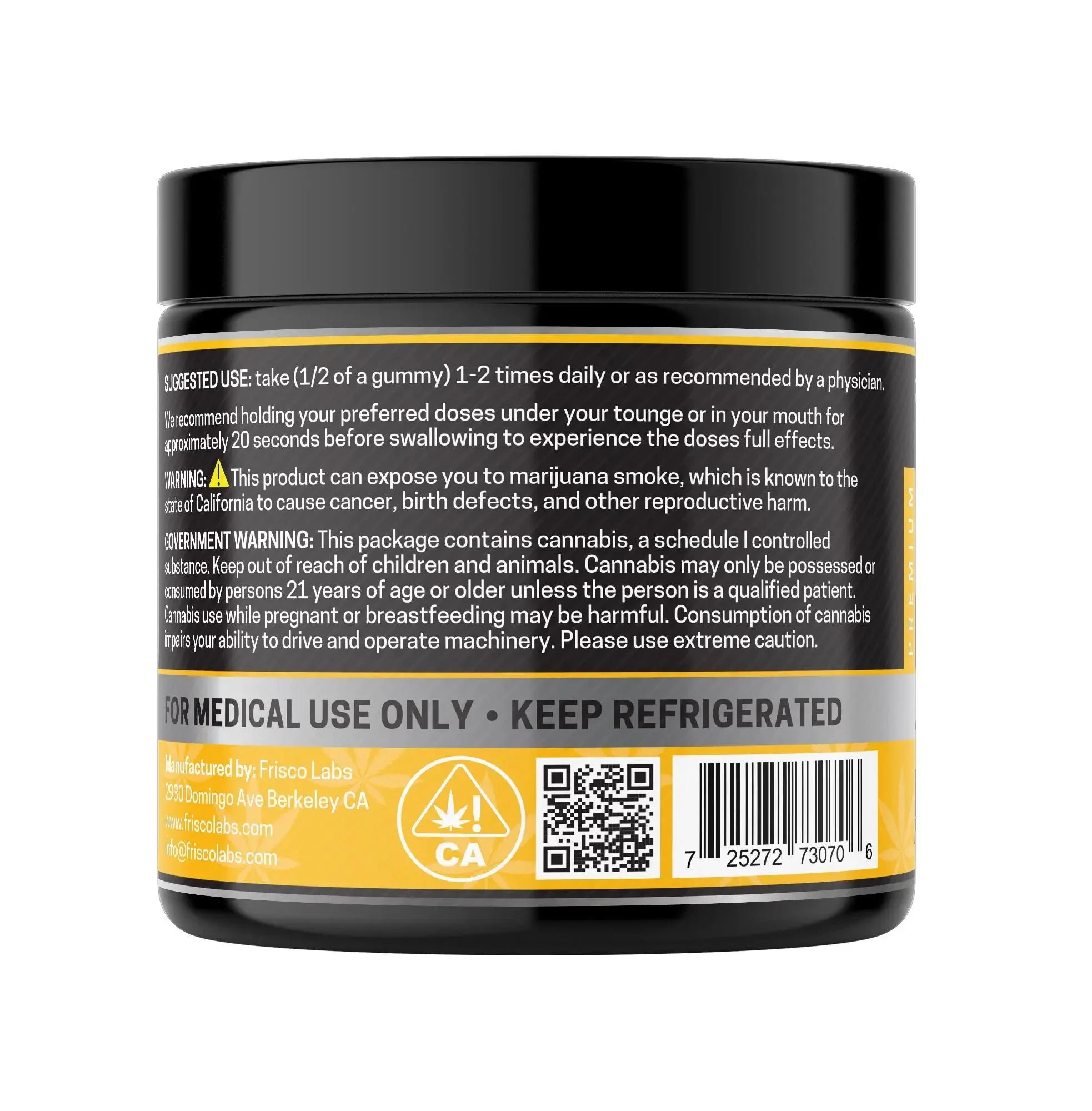 Full Spec. CBD Gummies, Mango - 1000mg | 25 Pcs Gummies - Image 3