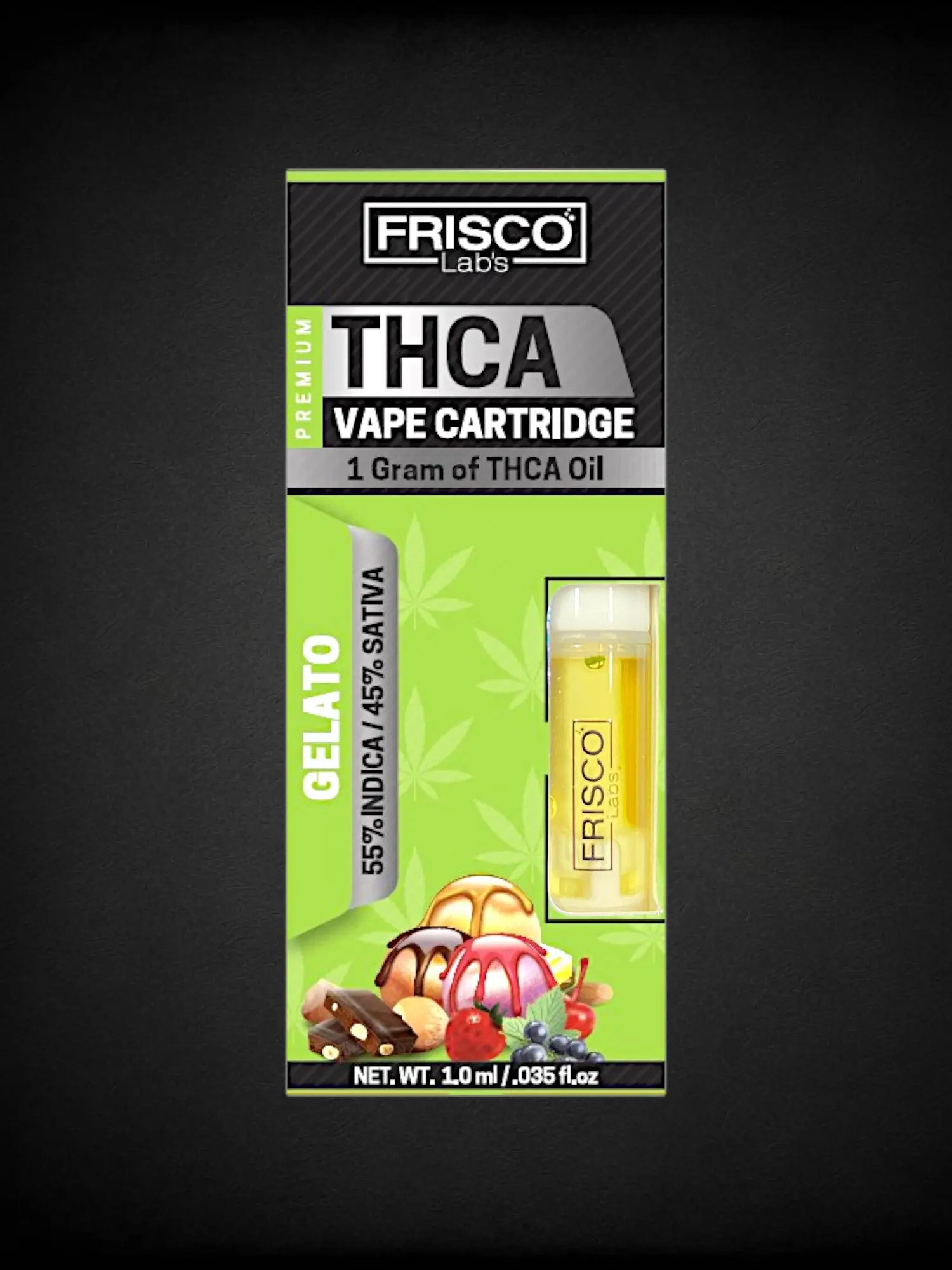 Gelato THCA Vape Cartridge