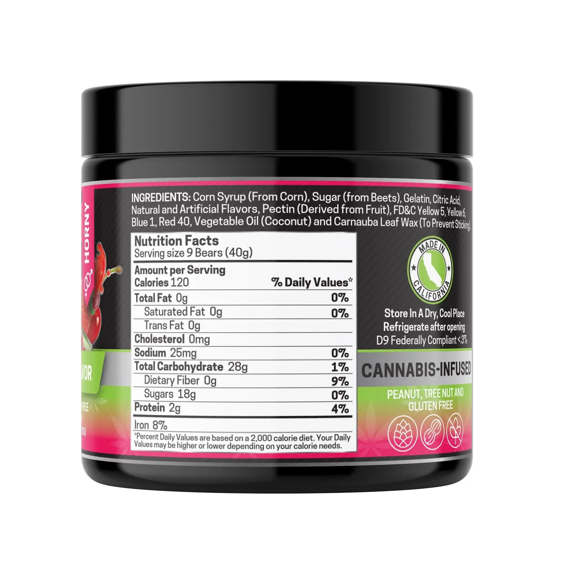 THCA Gummies, Mix Flavor Horny - 1000mg | 25 Pcs Gummies - Image 4
