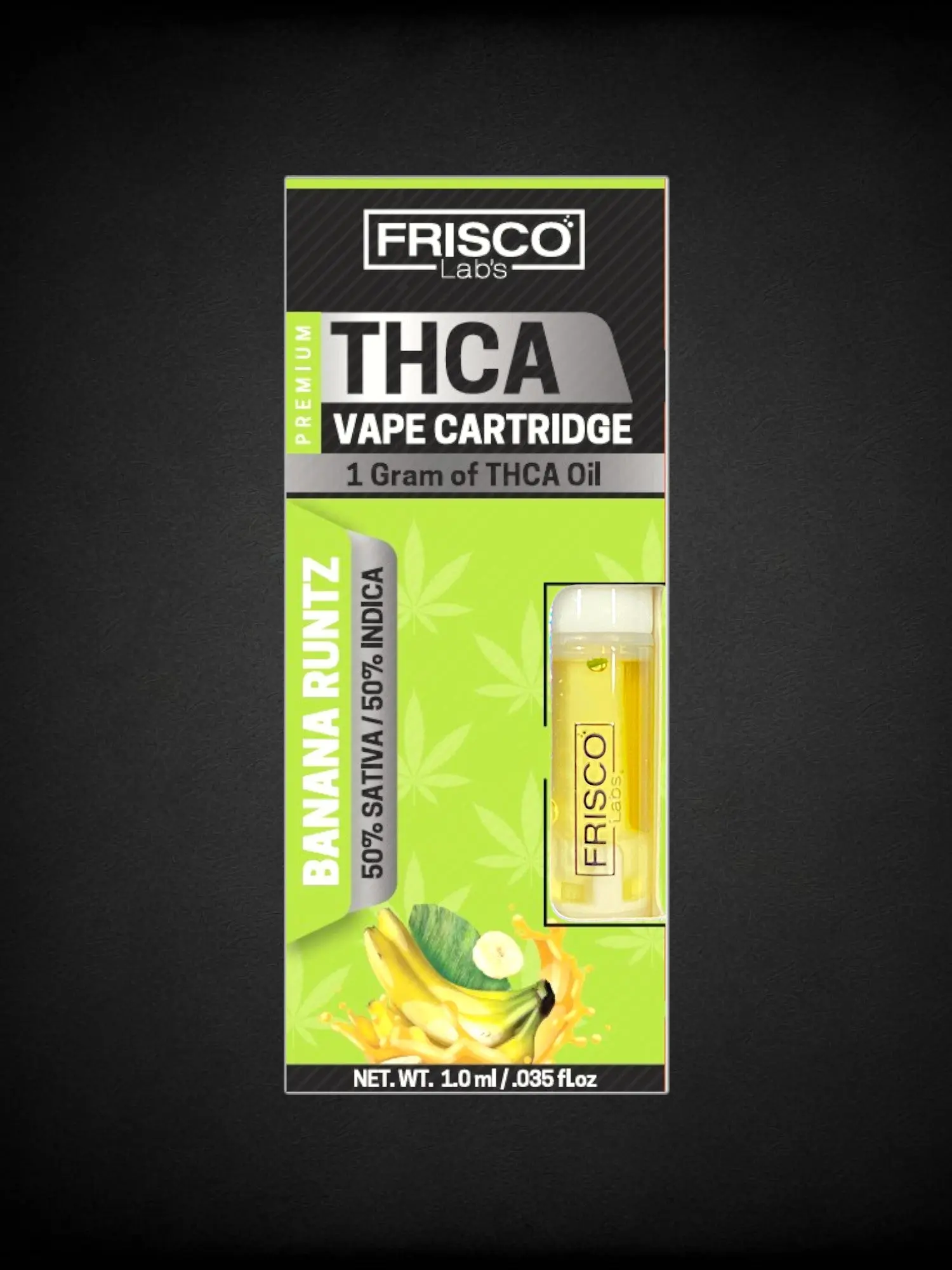 Banana Runtz Premium THCA Vape Cartridge